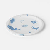 Onder de Borden van het Baby shower van de Zee Papieren Bordje (Gekanteld)