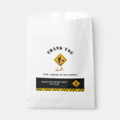 Onder de bouwminimalisator van de geboorte Editabl Bedankzakje (Voorkant)