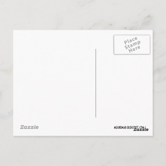 Onder de brug briefkaart (Achterkant)