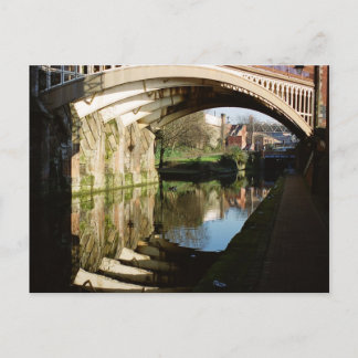 Onder de brug briefkaart