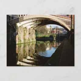 Onder de brug briefkaart