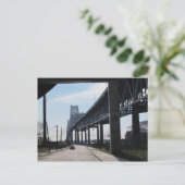 Onder de brug briefkaart (Staand voorkant)