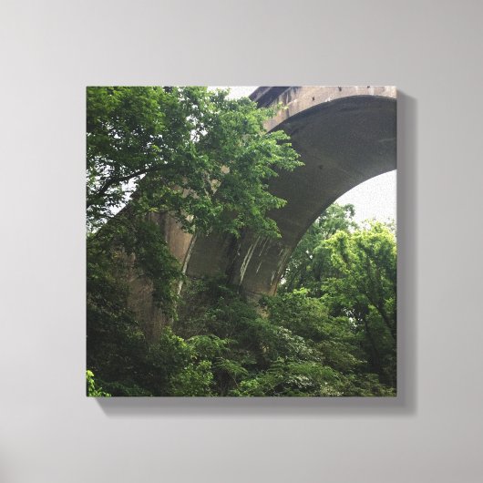 onder de brug canvas afdruk (Voorkant)