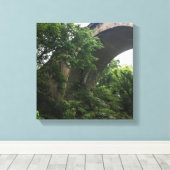 onder de brug canvas afdruk (Insitu (Houten vloer))