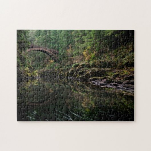 Onder de brug legpuzzel (Horizontaal)