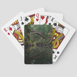 Onder de brug pokerkaarten
