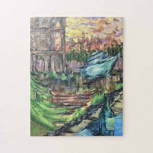 Onder de Brug Puzzel Legpuzzel (Verticaal)