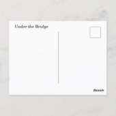 Onder de brug: Riga Stadsgracht Briefkaart (Achterkant)