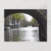 Onder de brug van Amsterdam Briefkaart (Voorkant)