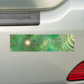 Onder de Bumpersticker van het Emerald Zee (Op auto)