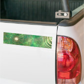 Onder de Bumpersticker van het Emerald Zee (Op Truck)
