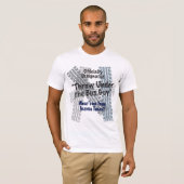 Onder de bus Guy Basic Bella Canvas T-Shirt (Voorkant volledig)