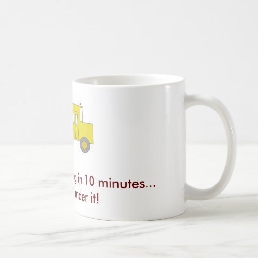 Onder de bus koffiemok (Rechts)