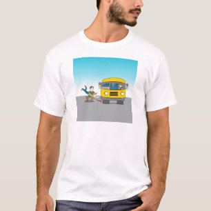 Onder de bus t-shirt