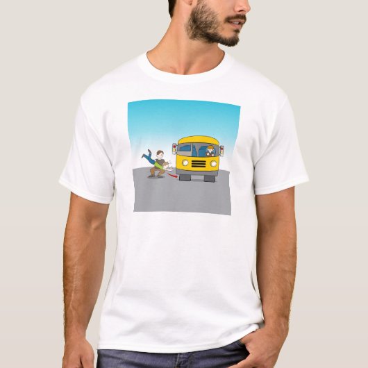Onder de bus t-shirt (Voorkant)