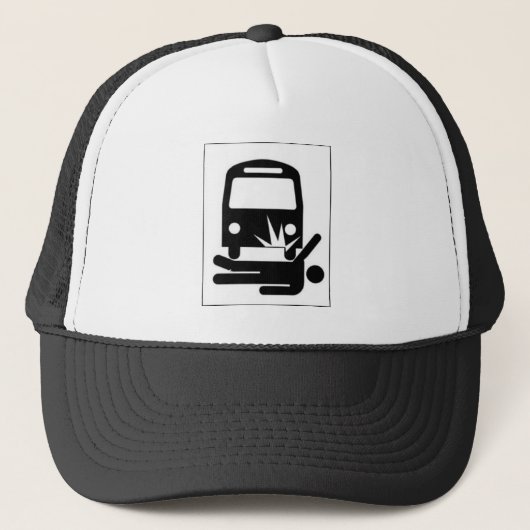 Onder de bus trucker pet (Voorkant)