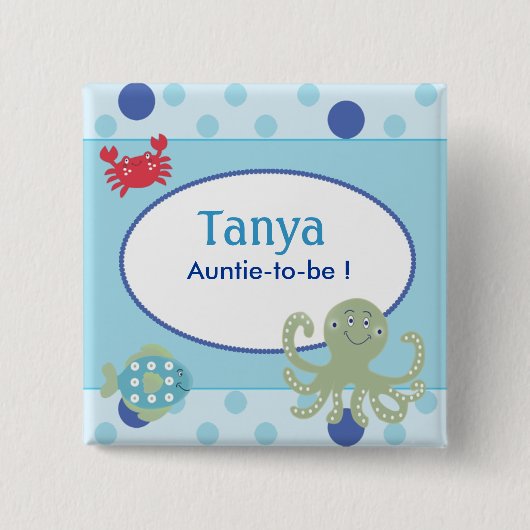 Onder de Button van de Naam Calypo van het Zee (Voorkant)