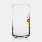 Onder de Capybara-maan Cute Dier Blikvorm Glas (Rechts)