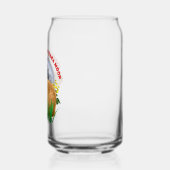 Onder de Capybara-maan Cute Dier Blikvorm Glas (Links)