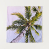 Onder de Caribische palmboom 1 Wandkleed (Voorkant (horizontaal))