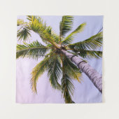 Onder de Caribische palmboom 1 Wandkleed (Voorkant)