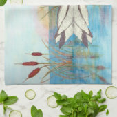 Onder de Cattails Kitchen Towel Theedoek (Gevouwen)