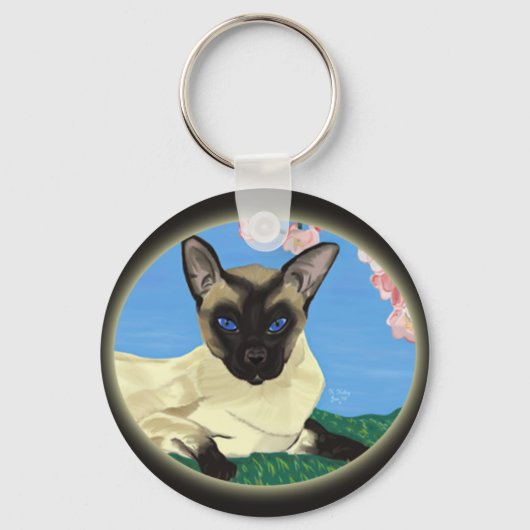 Onder de Cherry Blossom sleutelhanger (Voorkant)