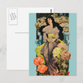 Onder de Chrysanthema Briefkaart (Voorkant / Achterkant)