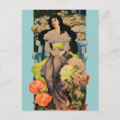 Onder de Chrysanthema Briefkaart (Voorkant)