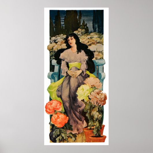 Onder de Chrysanthema Poster (Voorkant)