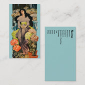 Onder de Chrysanthema Visitekaartje (Voorkant / Achterkant)