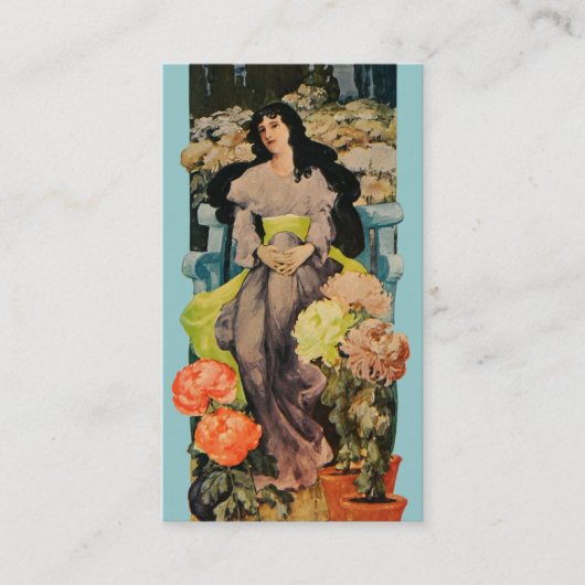 Onder de Chrysanthema Visitekaartje (Voorkant)