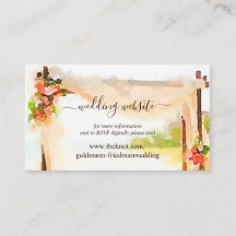 Onder de Chuppah Huwelijkswebsite RSVP