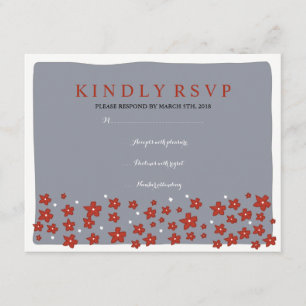 ONDER DE CHUPPAH Joods Wedding Reply Card RSVP Kaartje