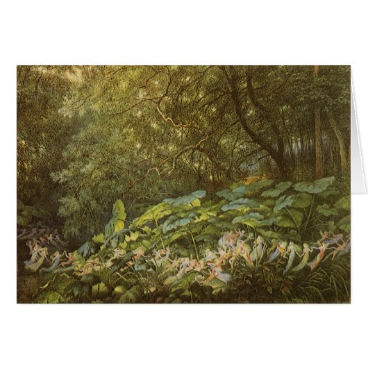 Onder de Dock Leaves van Richard Doyle, Fairy Art (Voorkant Horizontaal)