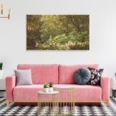 Onder de Dock Leaves van Richard Doyle, Fairy Art Canvas Afdruk (Insitu (Woonkamer))