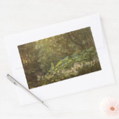 Onder de Dock Leaves van Richard Doyle, Fairy Art Rechthoekige Sticker (Envelop)