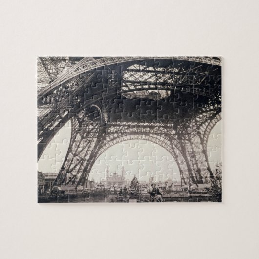 Onder de Eiffeltoren, vóór het stijgen, van 'L' Legpuzzel (Horizontaal)