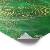 Onder de Emerald Zee Print (Hoek)