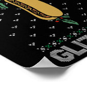 Onder de Glizzletoe Grappige Kerstmis  Poster (Hoek)