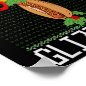 Onder de Glizzletoe Hot Dog Grappige Lelijke Chris Poster (Hoek)
