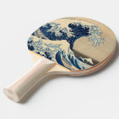 Onder de Golf van Kanagawa door Katsushika Hokusai Tafeltennisbatje (Voorkant Gekanteld)