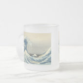 Onder de Golf van Kanagawa, Hokusai, Mok 1830-32 (Voorkant links)