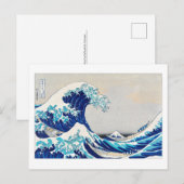 Onder de Golf van Kanagawa - Katsushi Hokusai Briefkaart (Voorkant / Achterkant)
