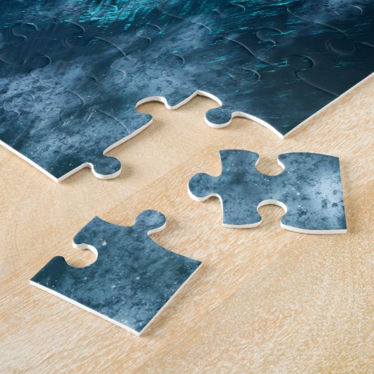 Onder de Golfpuzzel Legpuzzel (Zijkant)