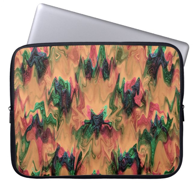 Onder de golven... laptop sleeve (Voorkant)