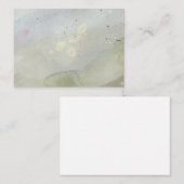 "Onder de golven": originele Kaart van de Abstract Notitiekaartje (Voorkant / Achterkant)