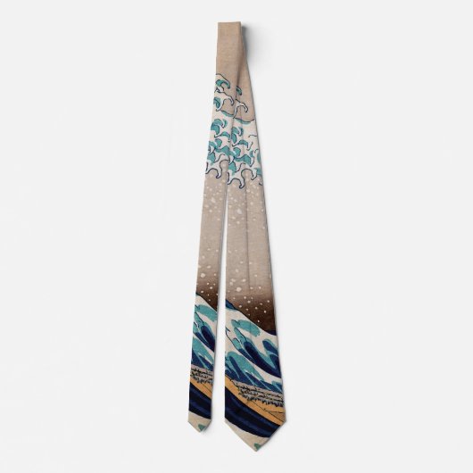 Onder de Grote Golf van Kanagawa Stropdas (Achterkant)