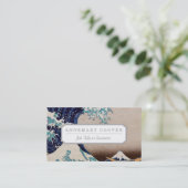 Onder de Grote Golf van Kanagawa Visitekaartje (Staand voorkant)