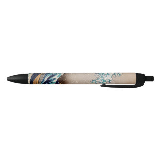 Onder de Grote Golf van Kanagawa Zwarte Inkt Pen